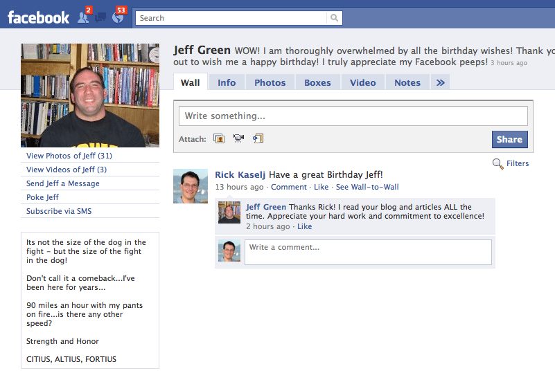 People Read My Blog Ricks Rambles