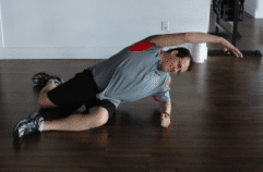 90 90 Lats Stretch Front Stretches for the Shoulder