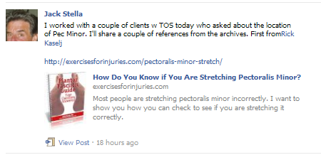 pec minor stretch 2011 09 07 1105 6 Ways to Improve Thoracic Mobility