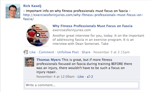 Thomas Myers Using Corrective Exercise to Overcome an Injury