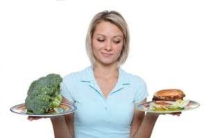 brocolli vs burger 300x199 What Your Clients Don’t Know About Nutrition Is Injuring Them (and You)