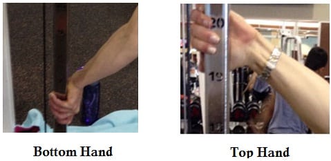 TOP AND BOTTOM HAND How to do the Human Flag