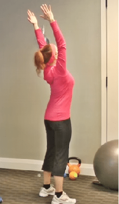 stretches to help arch back