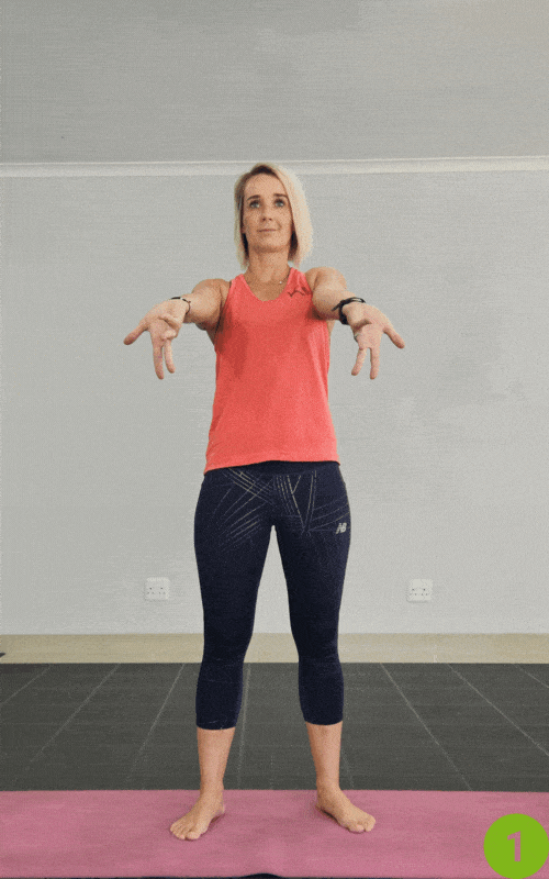 Side Twist Wrist Stretch- muscular dystrophy stretches