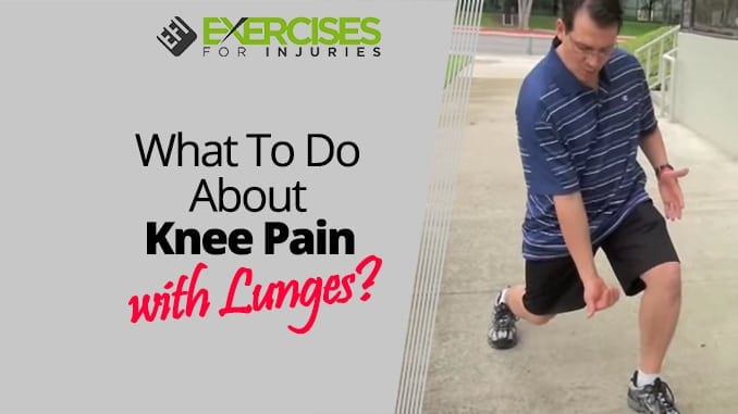 What to Do About Knee Pain when Lunging