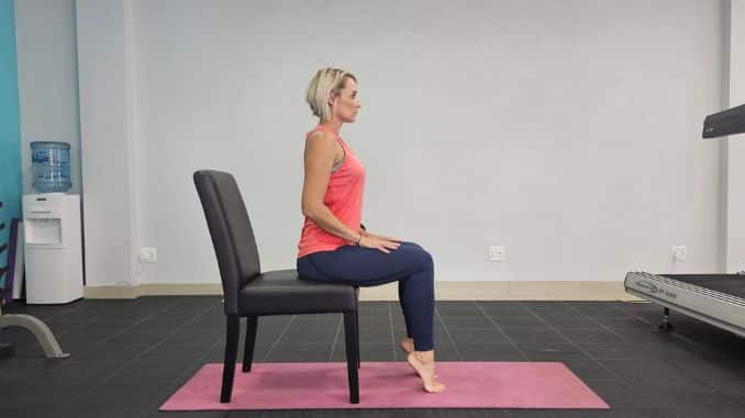 Seated Heel Raises- achilles tendon exercises