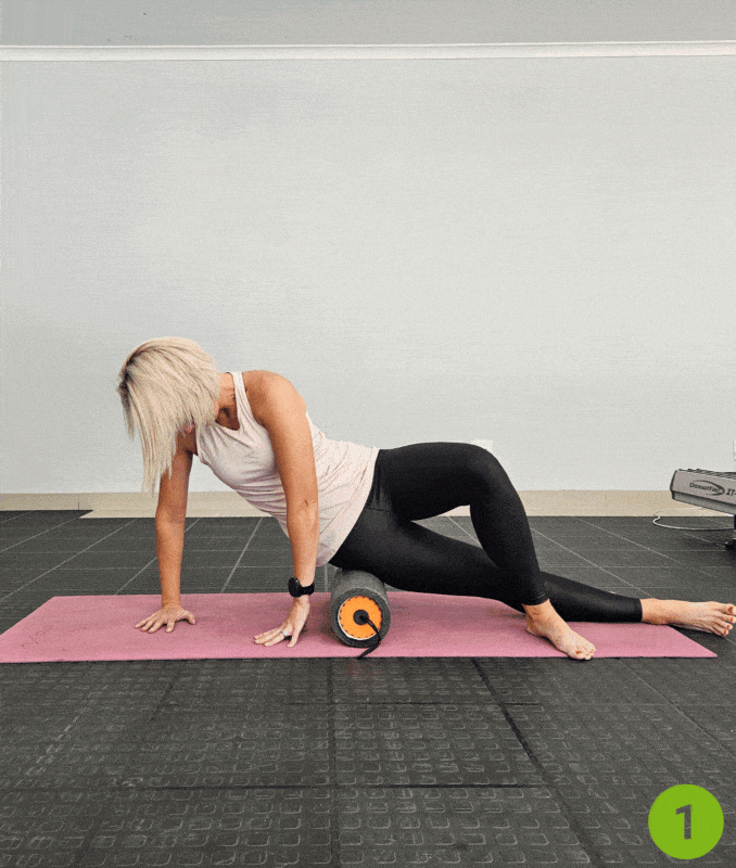 Basic IT Band Foam Roll- how to foam roll it band