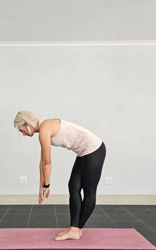 Standing IT Band Stretch-  iliotibial band stretch
