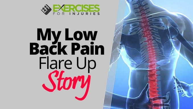 My Low Back Pain Flare Up Story