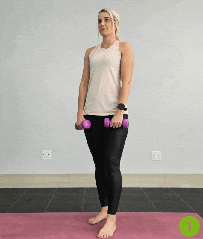 Shoulder Flexion with Dumbbells - Shoulder Pain From Lifting Weights