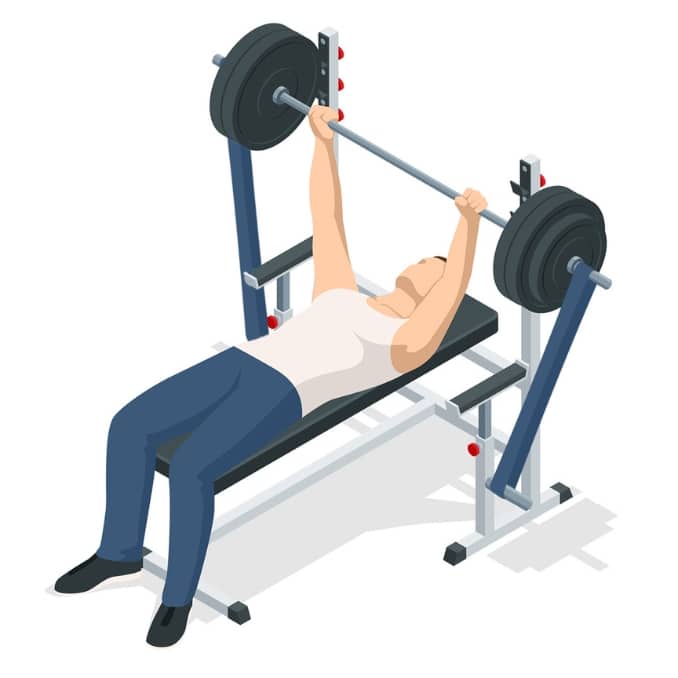 Resistance Band Bench Press - Variable Resistance Exercise Examples
