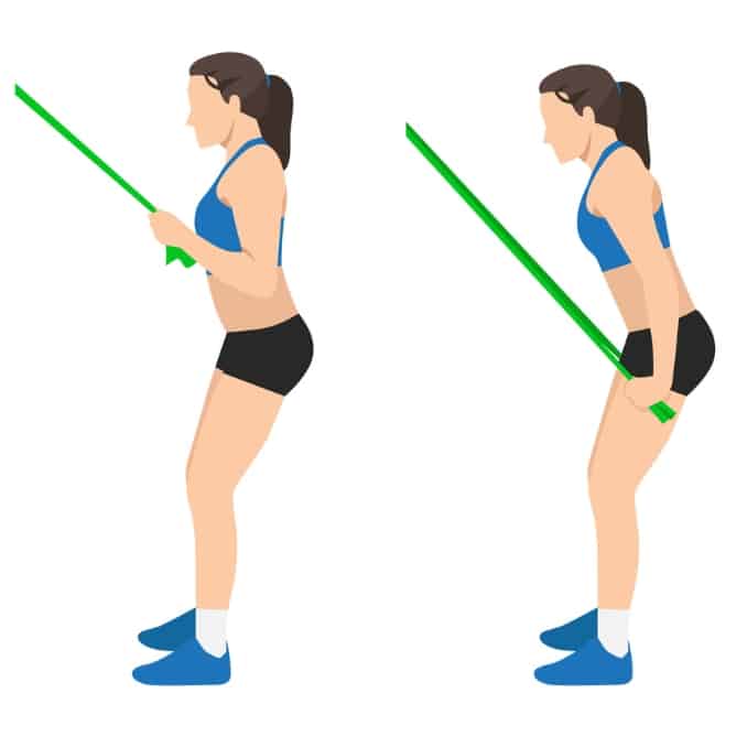 Tricep Extensions with Resistance Bands