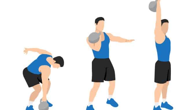  Kettlebell Clean and Press