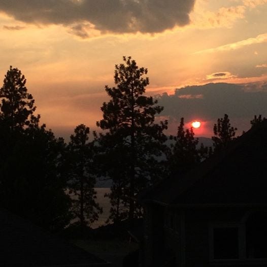 Kelowna-Fire-Sunset