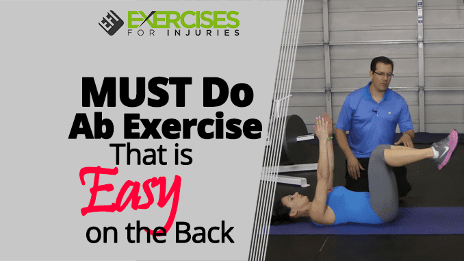 MUST Do Ab Exercise That is Easy on the Back