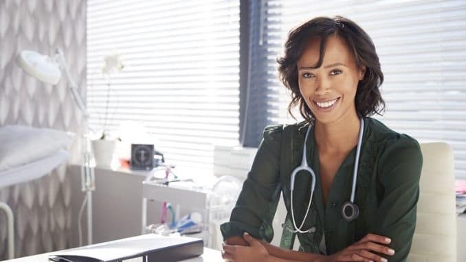 female-doctor-sitting