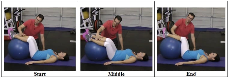 Stability Ball Side to Side Mobility