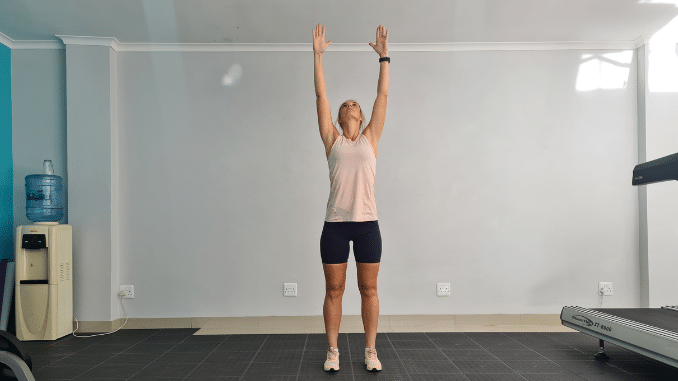 Arms Overhead - how to relieve elbow pain from lifting