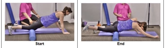 Exercise massage for knee pain