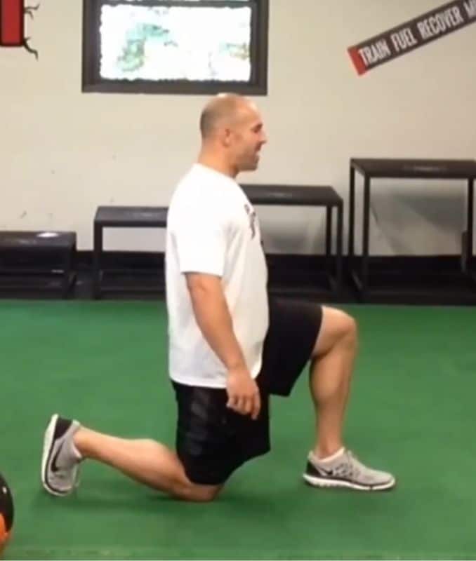 90-90 Position-  exercises for mid section