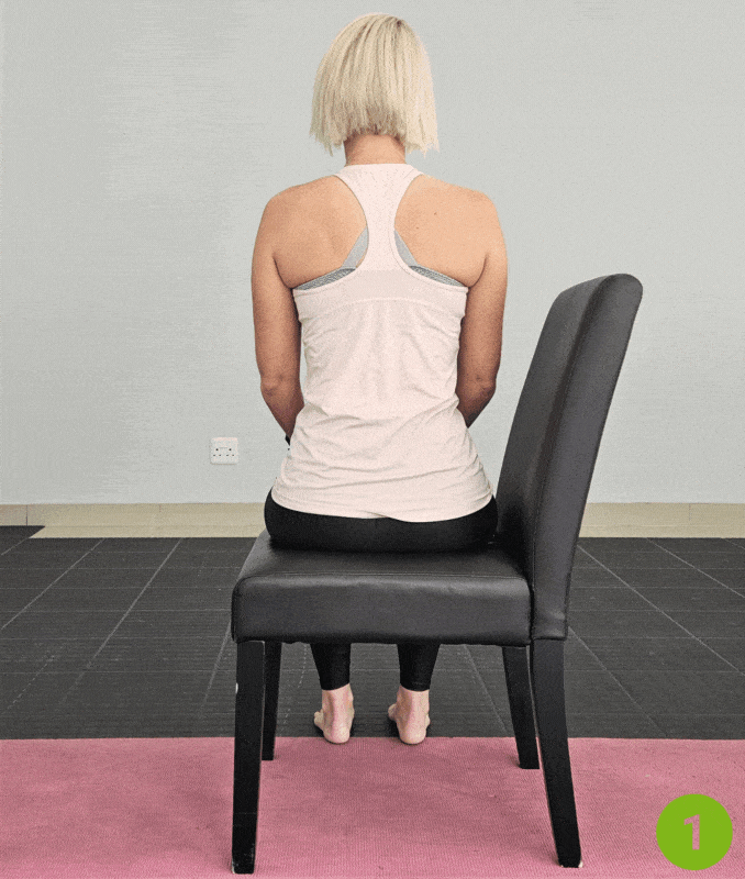 Shoulder Blade Squeeze - Stretches for Shoulder Pain From Sleeping