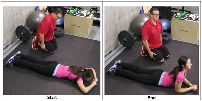Sphinx Pose - yoga stretches for lower back pain