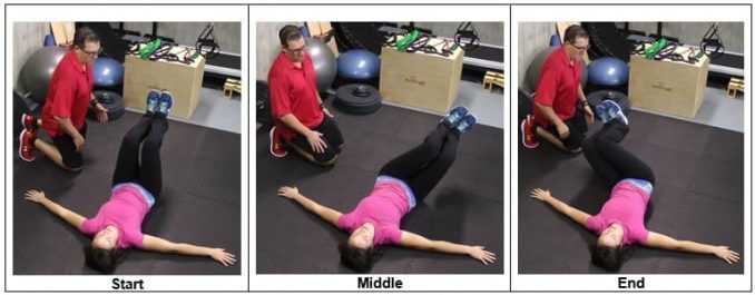Two Knees Twist - yoga stretches for lower back pain