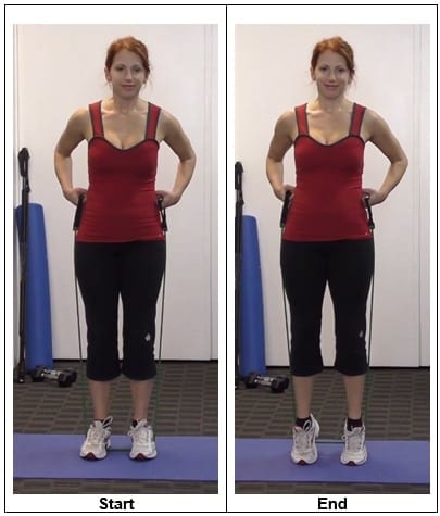 Calf Raises With Band