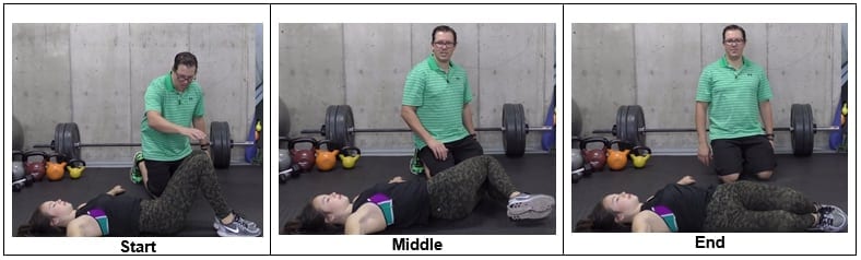 Double Knee Side-to-Side Exercise