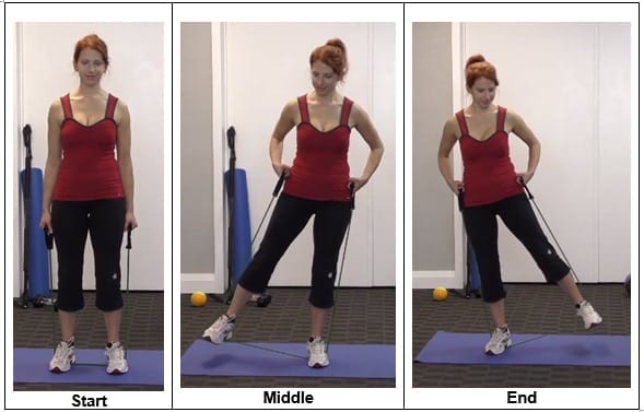 Hip Abductors With Band
