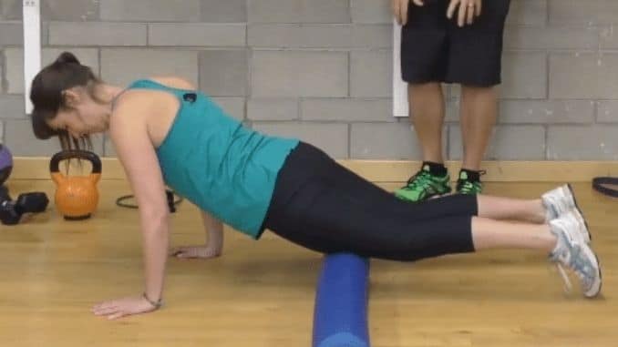 foam-roller-push-ups