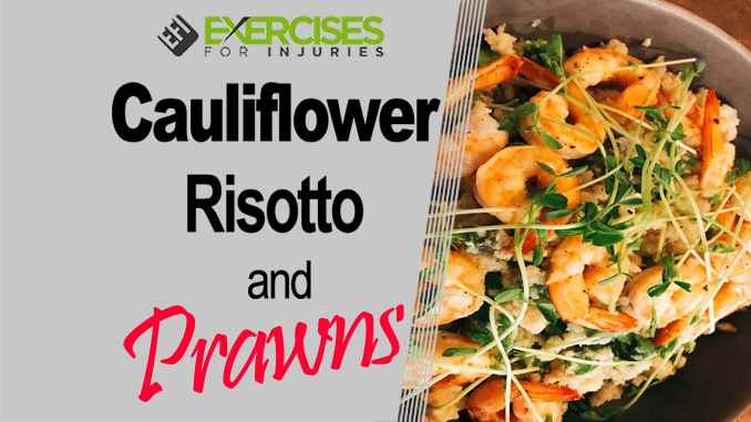 Cauliflower Risotto & Prawns copy