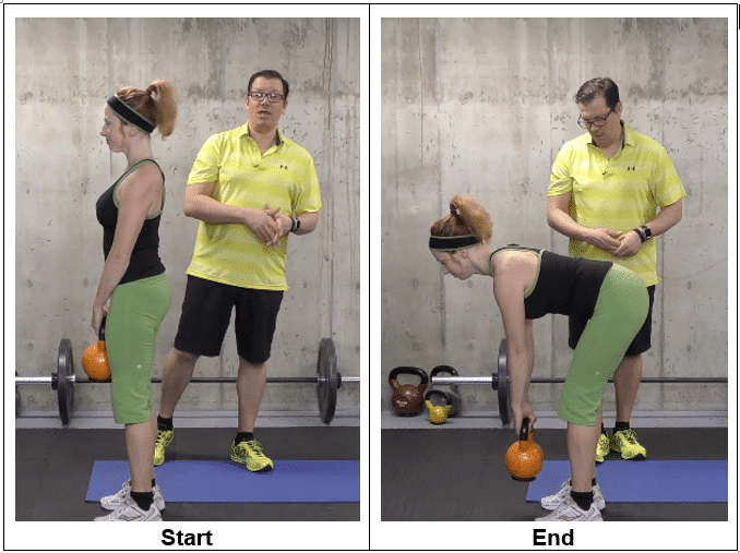 Kettlebell Hip Hinge
