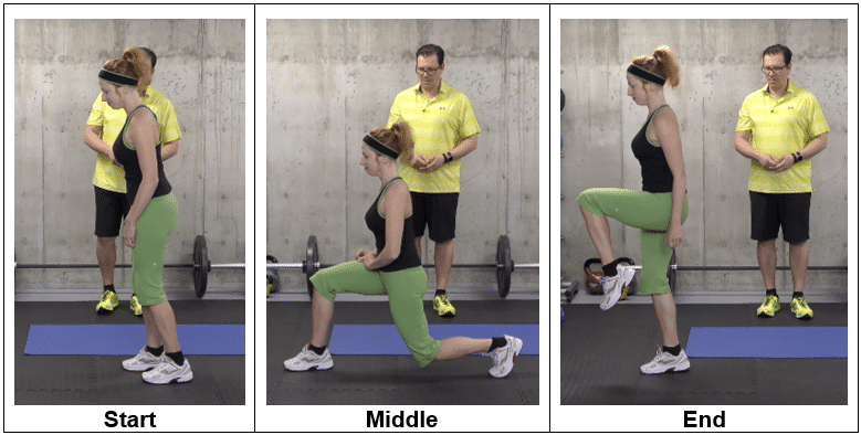 Lunge Into a Knee Driver