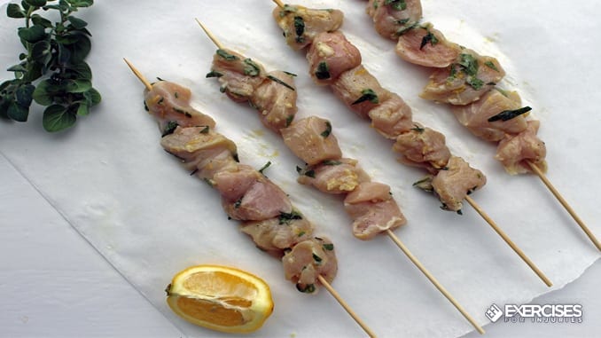 chicken skewers