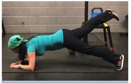 Elbow Plank With Leg Raise