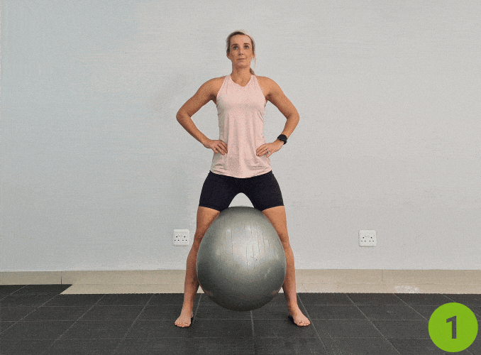 Leg Squeeze with Squats