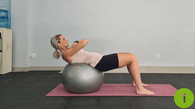 Stability Ball Crunch