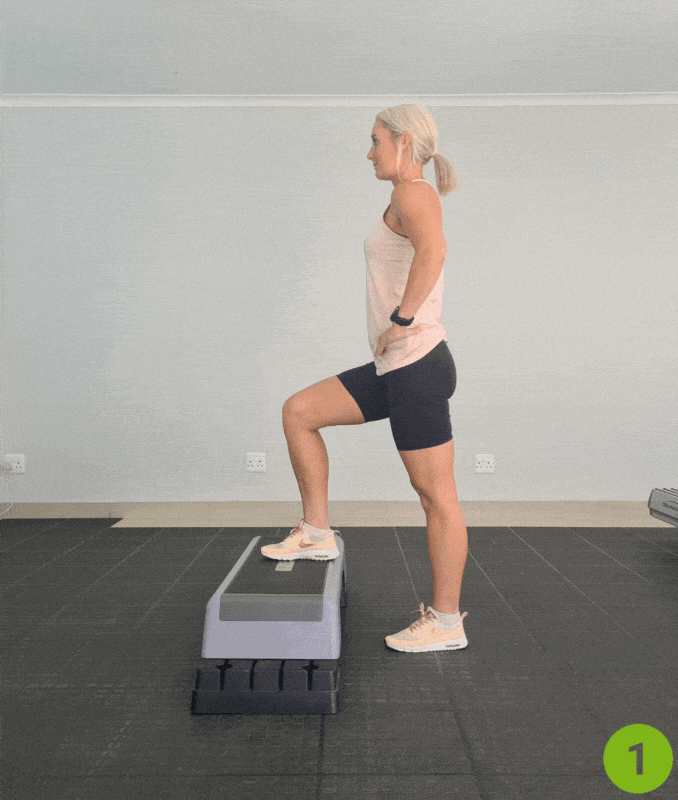 Step Ups - how to strengthen legs with bad knees