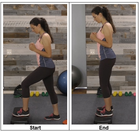 single leg step-up Worst Exercises for Bad Knees