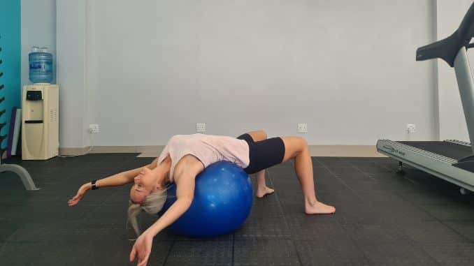 Chest and abdomen stretch