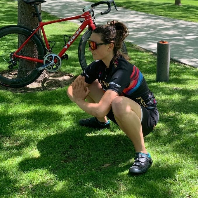 6 - Yoga Squat - Still - Stretches After Cycling
