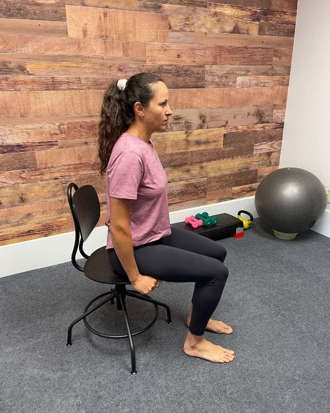 Seated Hip Flexion 1