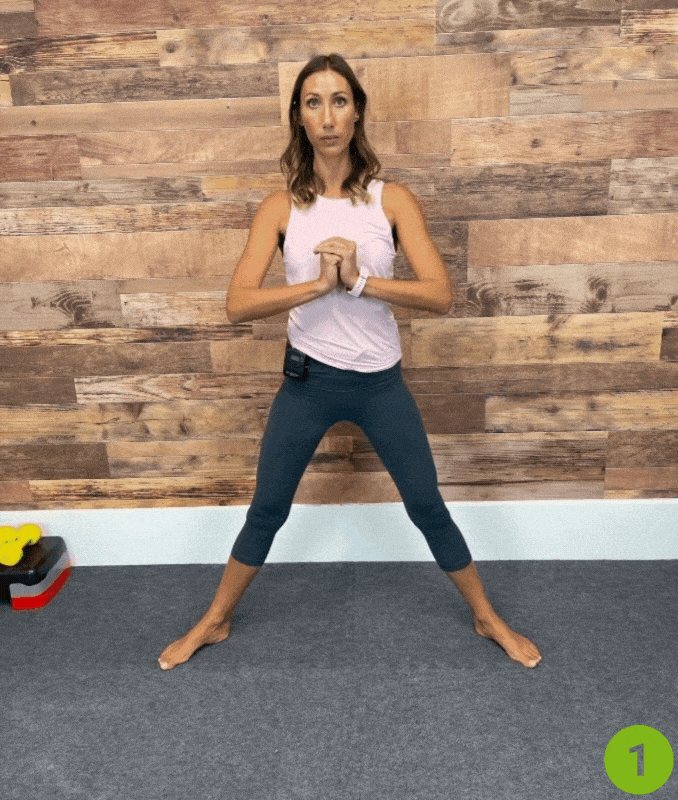 sumo squats - flabby inner thighs
