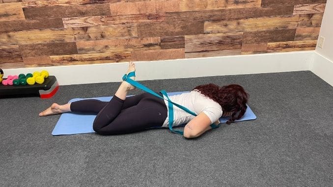 Prone Quad Stretch - SI Joint Pain