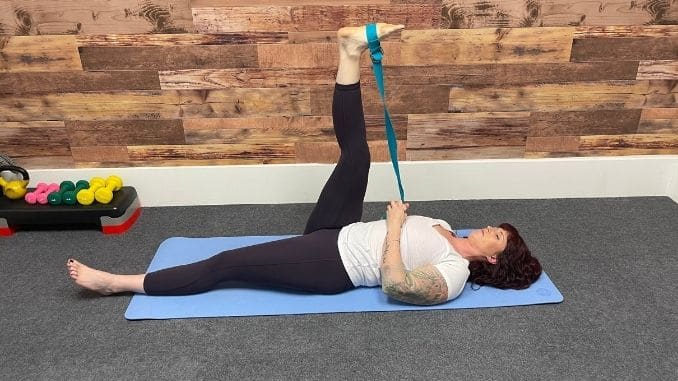 Supine Hamstring Stretch - SI Joint Pain