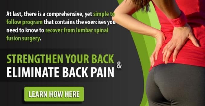 Lumbar Spinal Fusion Recovery Program