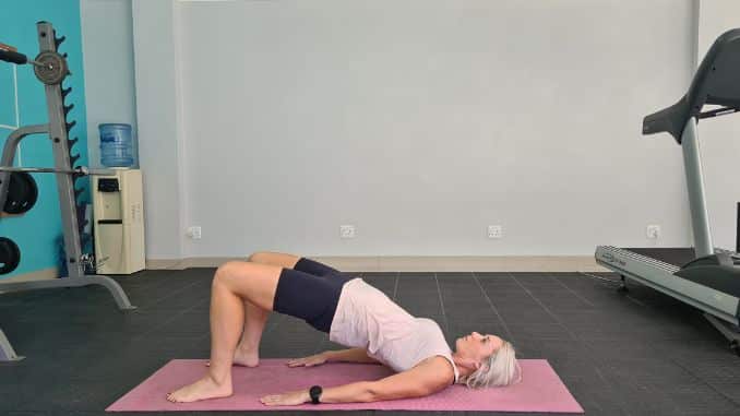 Glute Bridge with Core Focus