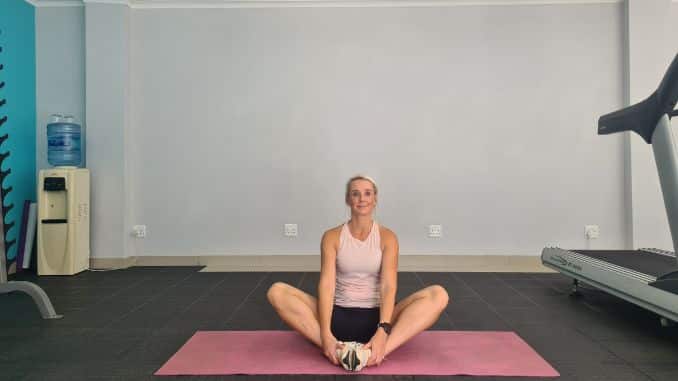 Butterfly stretch