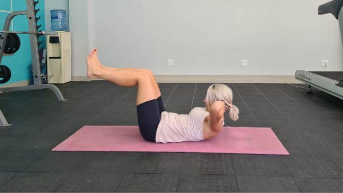 Lying Leg lifts Variation 3 Lateral view Start- Killer Core Workout